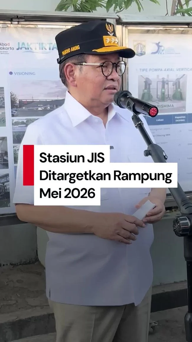 Pramono Ungkap Stasiun JIS Diresmikan pada 22 Juni 2026