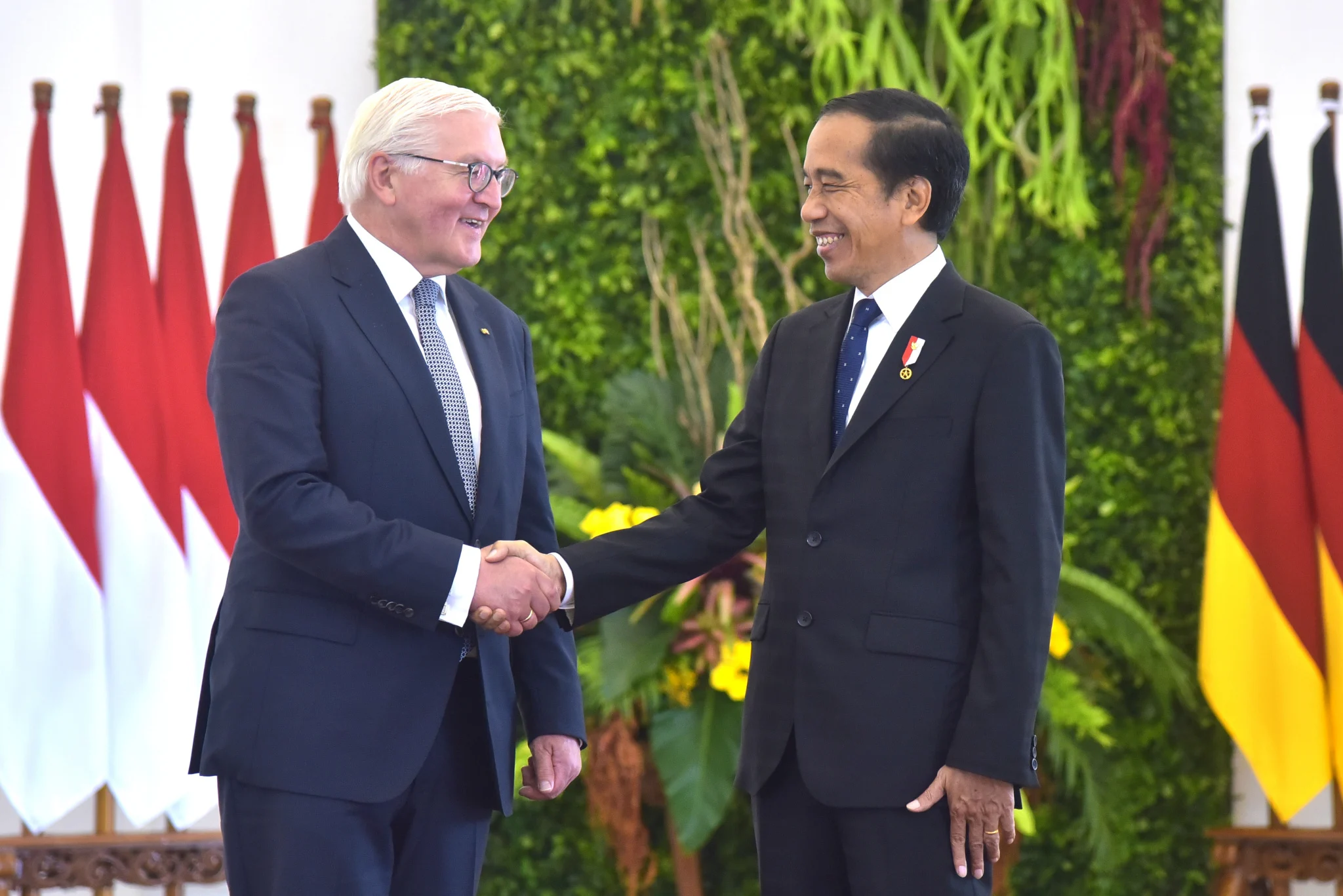 Presiden RI Prabowo Subianto dan Presiden Jerman Frank-Walter Steinmeier Lakukan Pertemuan Empat Mata