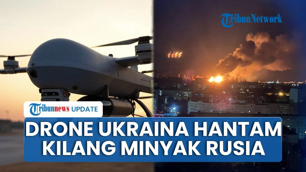 Rusia Klaim Gagalkan Serangan Drone Ukraina ke Kilang Minyak Tyumen
