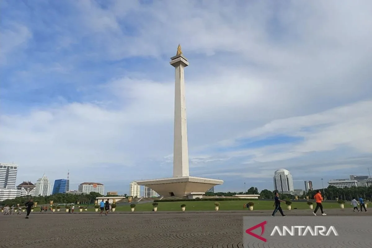 Sebagian Jakarta Cerah Berawan pada Jumat Siang hingga Malam Hari