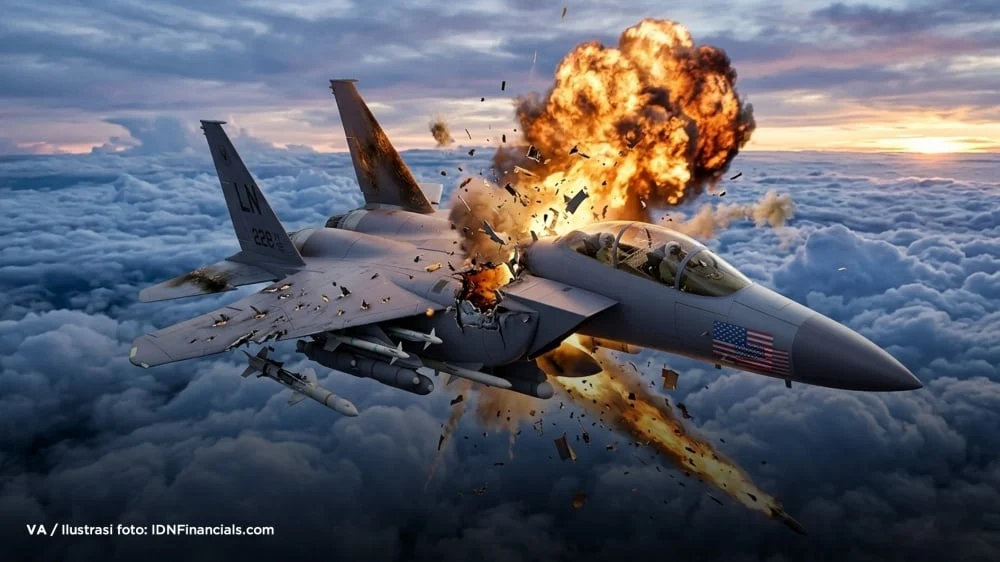 Sistem Rudal Iran Tembak Jet F-16 Amerika, Memaksa Manuver Menghindar