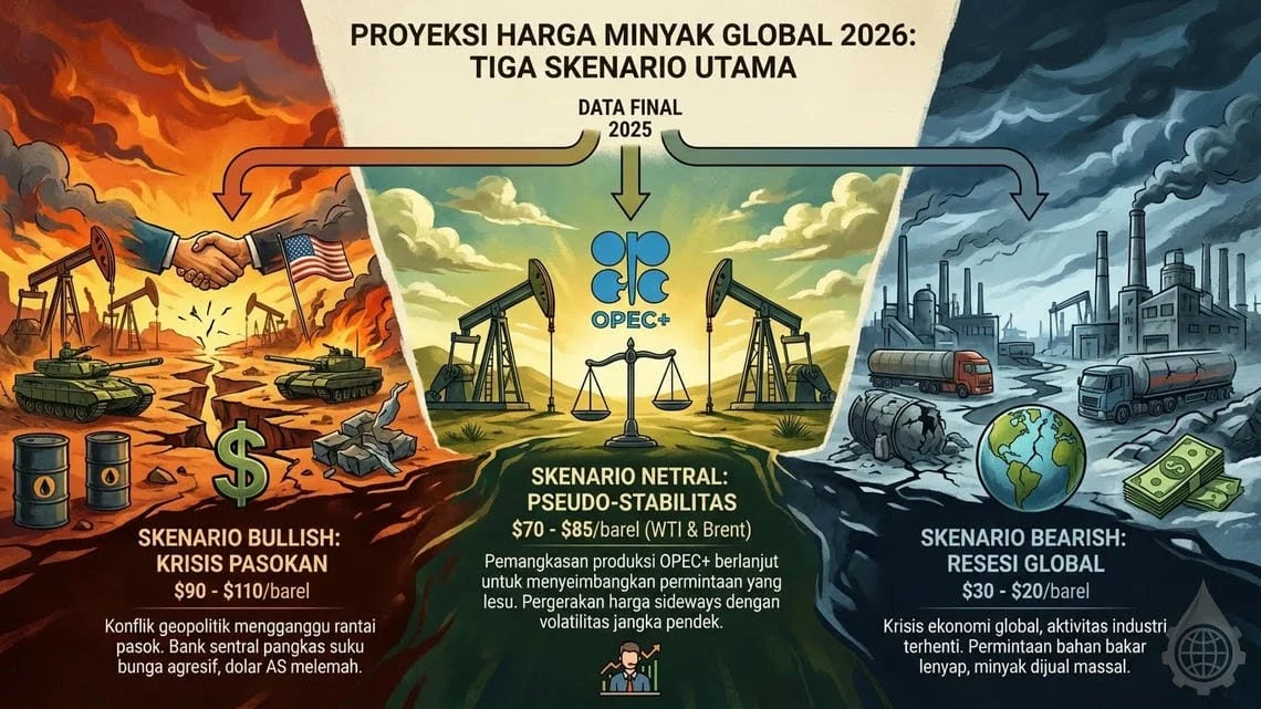 Skenario Terburuk Pasar Energi 2026: Exxon Peringatkan Harga Minyak Dunia Bakal Tembus USD160/Barel