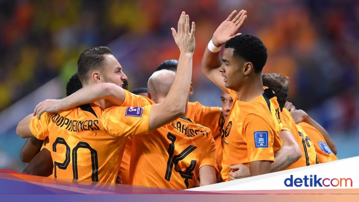 Susunan Pemain Belanda vs Maroko: Oranje Pasang Trio Tersubur