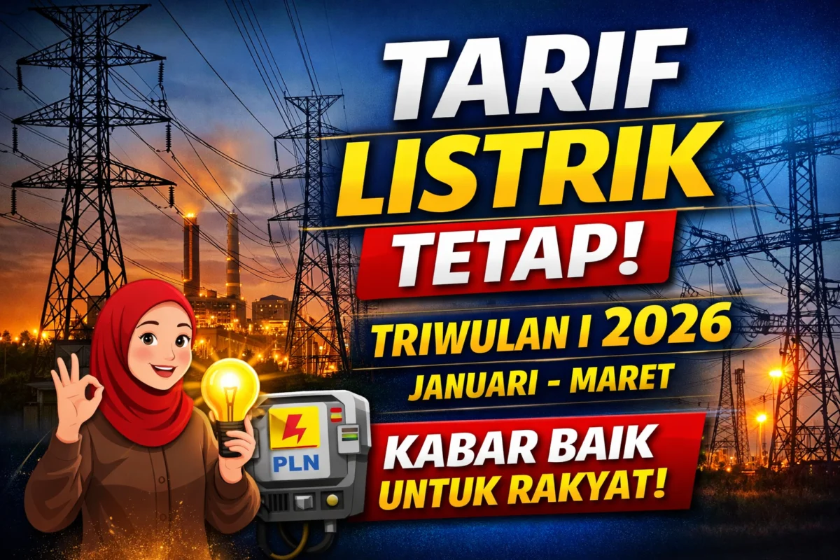 Tarif Listrik Tetap Tanpa Kenaikan untuk Triwulan III 2026