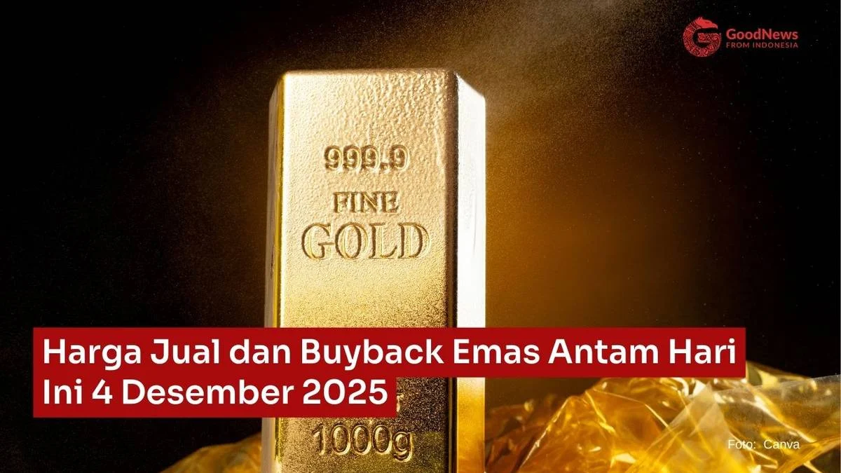 Tidak Berubah, Harga Emas Antam Hari Ini Stagnan, Berikut Nilai Buyback-nya