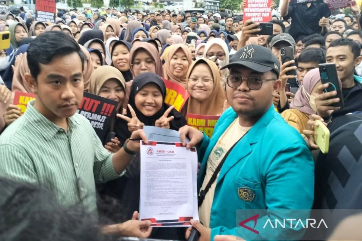 Wapres Gibran Sambut Perwakilan Massa Aksi Mahasiswa, Apresiasi Sikap Kritis