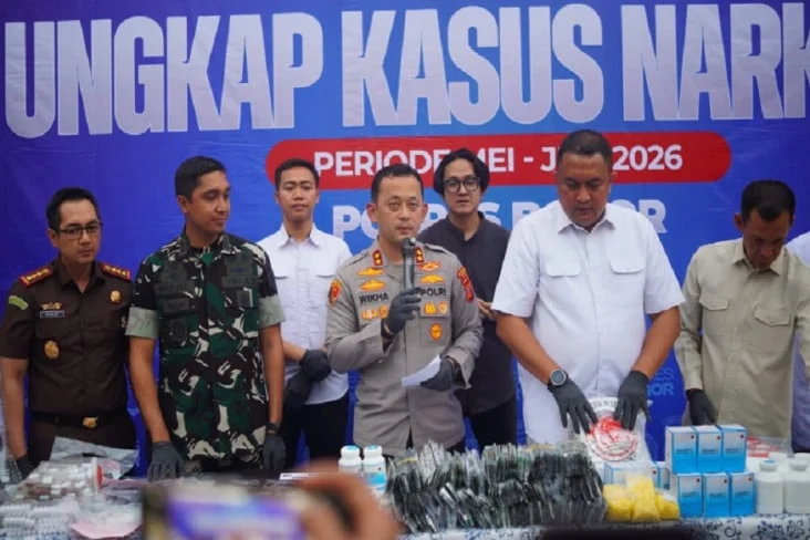 2 Gudang Besar Narkoba di Bogor Dibongkar, Polisi Sita Jutaan Butir Obat Keras Ilegal