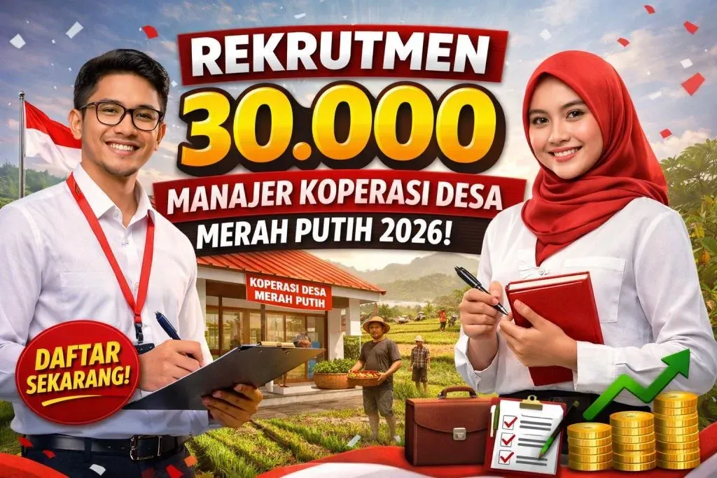 30 Ribu Manajer Kopdes Merah Putih Mulai Ditempatkan Awal Agustus 2026