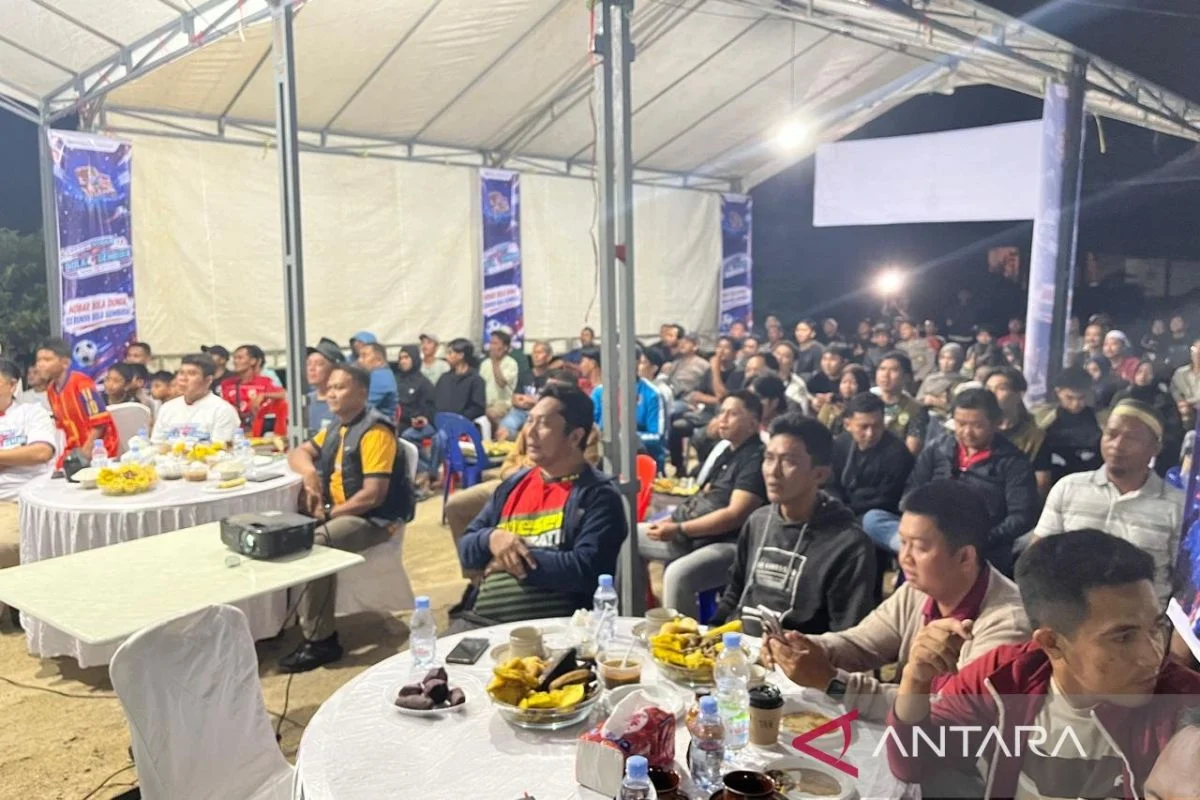 ANTARA Libatkan UMKM Lokal dalam Nobar Final Piala Dunia di Sebatik