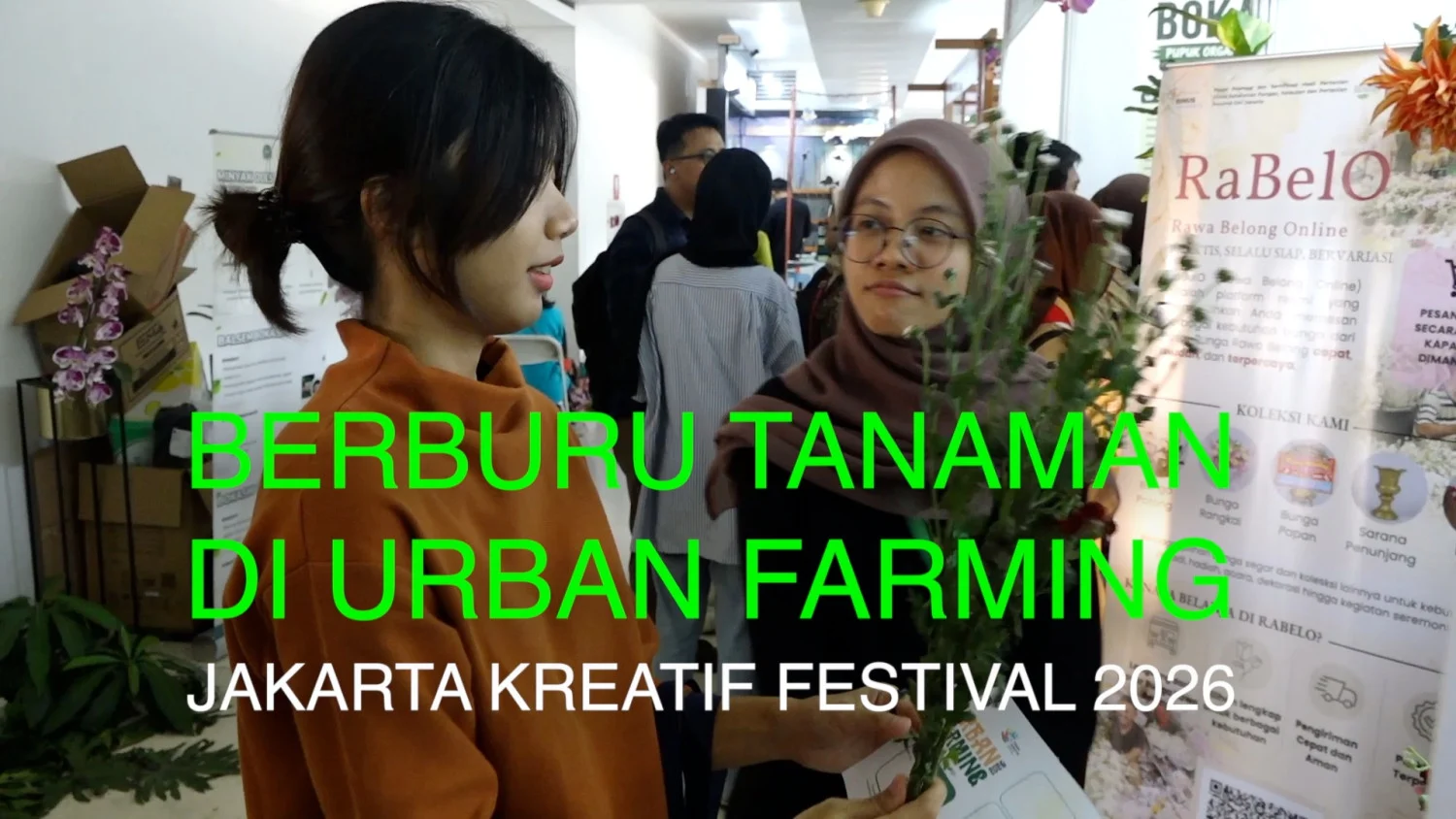 Berburu Tanaman di Urban Farming Jakarta Kreatif Festival 2026