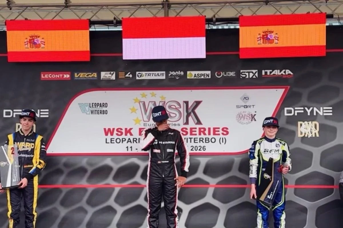 Bersama Pertamina, Qarral Firhand Torehkan Sejarah di WSK Euro Series