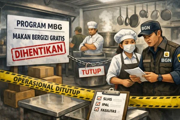 BGN Tutup Permanen 833 Dapur MBG, Terbanyak di Luar Jawa Karena Pelanggaran Standar