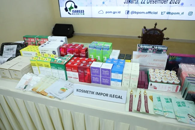 BPOM Bongkar Peredaran 2,1 Juta Kosmetik Ilegal Senilai Rp35,8 Miliar