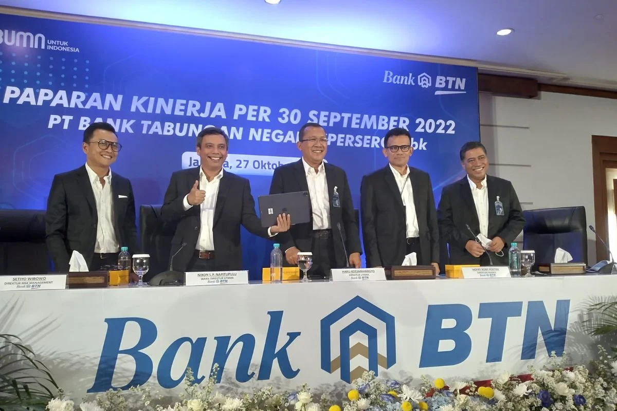 BTN Catat Lonjakan Laba Bersih Konsolidasi 54,37% Menjadi Rp 1,85 Triliun, Melejit di Industri Perbankan
