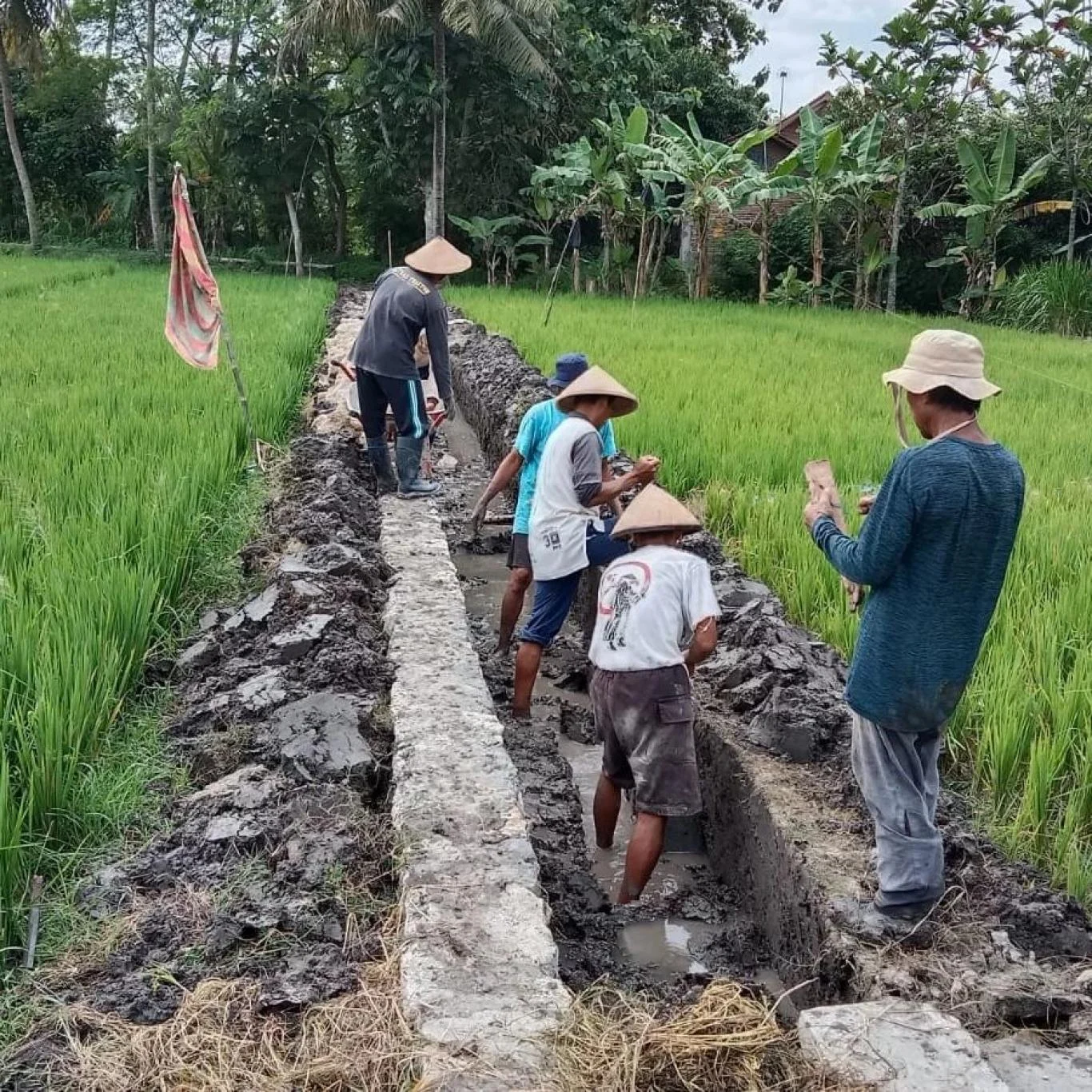 BWS Saddang Lakukan Rehabilitasi Irigasi Persawahan Seluas 8.945 Hektare di Sidrap