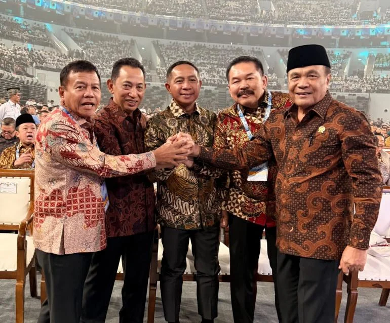 Curi Perhatian, Kekompakan 5 Pimpinan Lembaga di Hari Koperasi