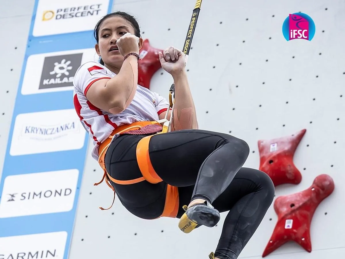 Desak Made Raih Emas Speed Putri di World Climbing Chamonix 2026