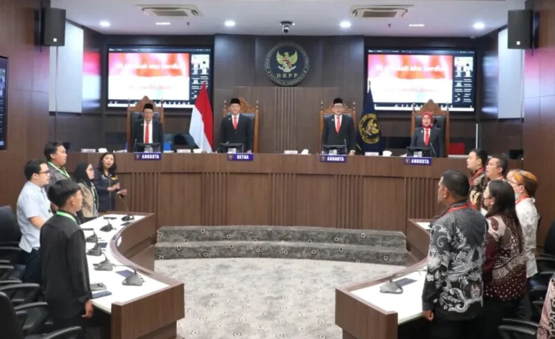 DKPP Beri Sanksi Peringatan Keras pada Anggota KPU Parsadaan Harahap karena Gunakan Helikopter saat Pelantikan KPPS