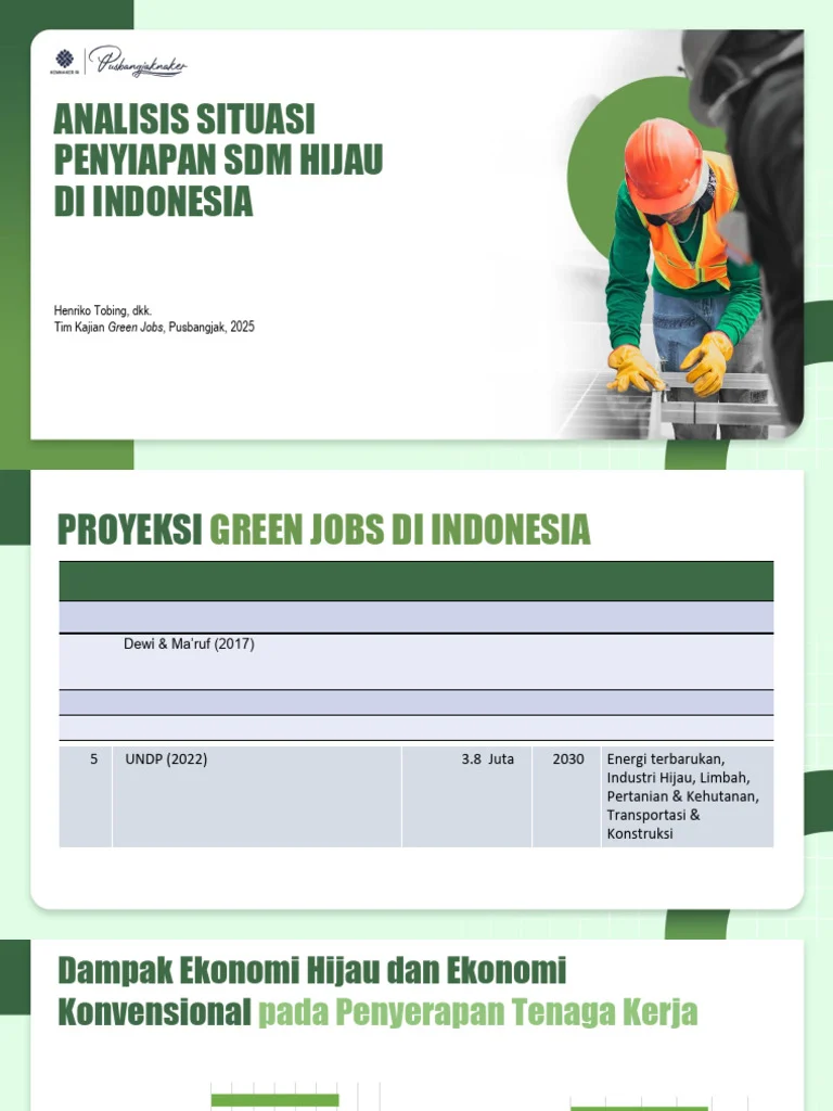 Green Jobs Pariwisata Bisa Serap 5,3 Juta Pekerja, Kemenpar: Serapan SDM Masih Rendah
