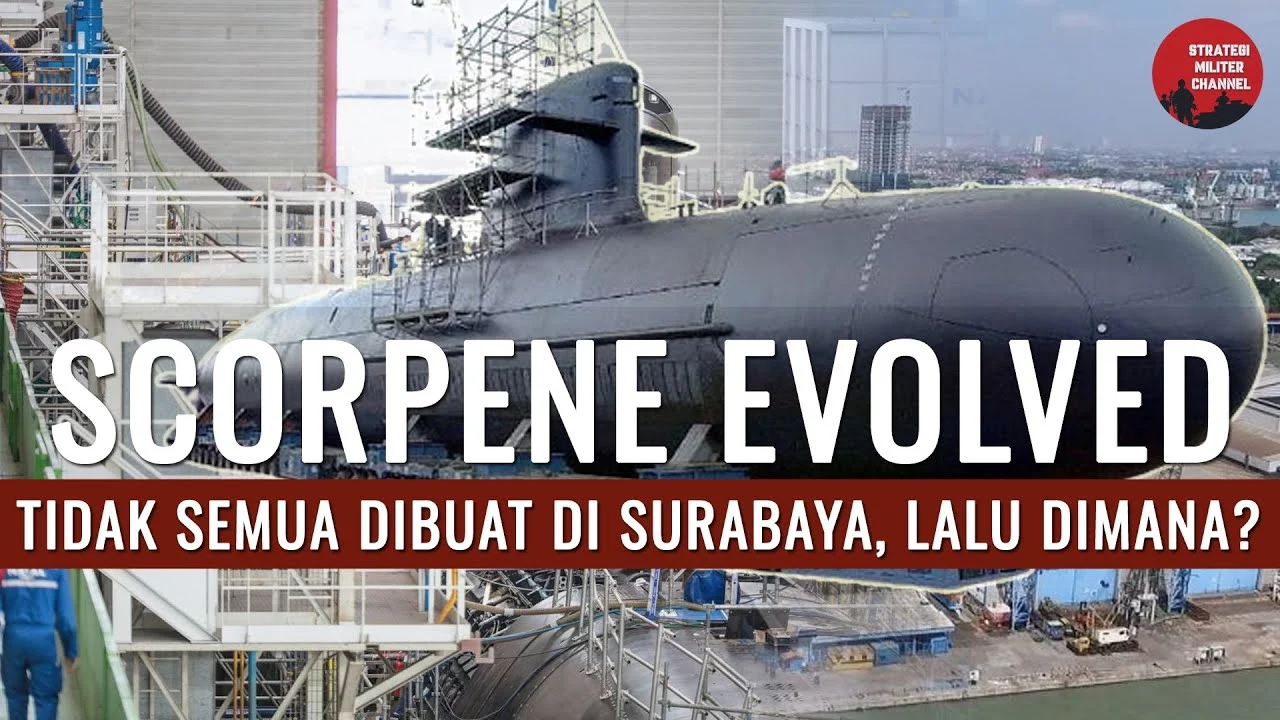 Indonesia Memulai Pembangunan Dua Kapal Selam Kelas Scorpène