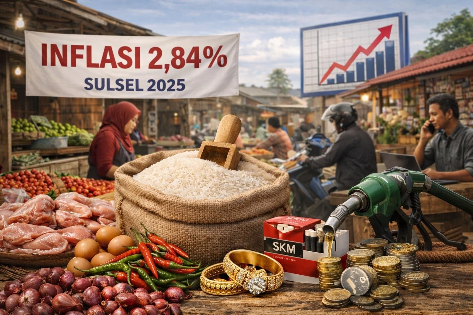 Inflasi Juni 2026 Tembus 0,44 Persen, Dipicu Kenaikan BBM dan Bahan Pangan