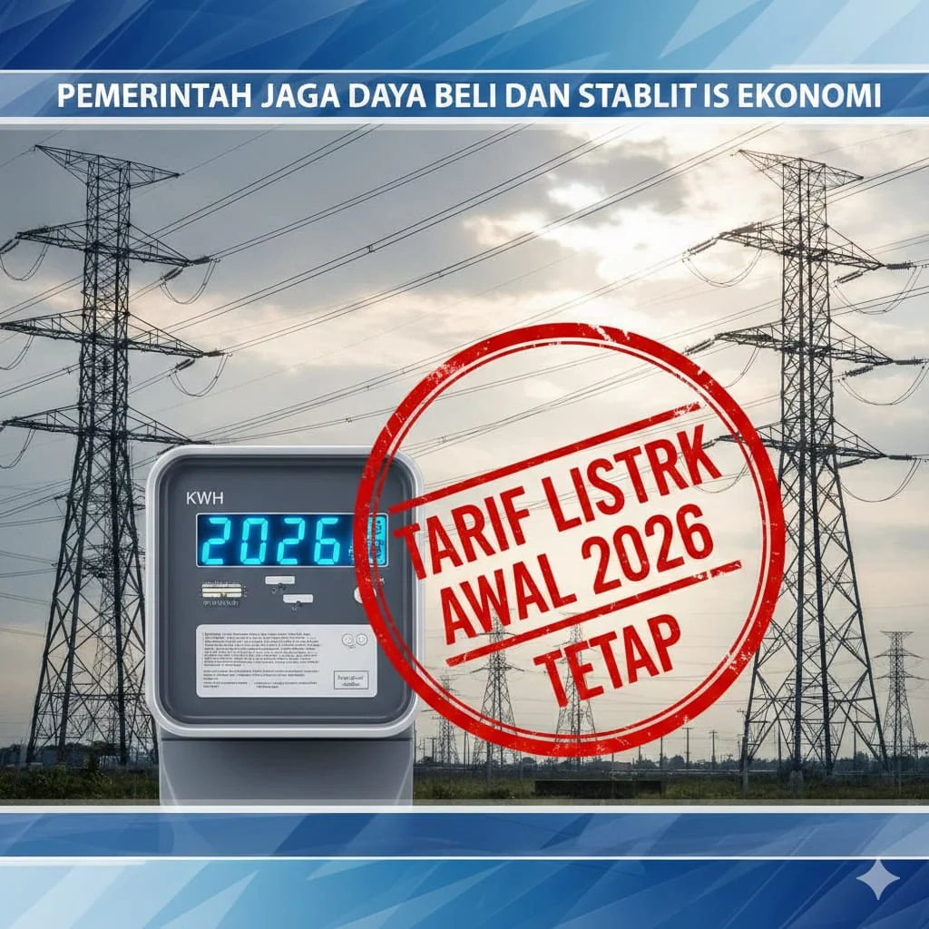 Jaga Daya Beli, Tarif Listrik Juli–September 2026 Dipastikan Tetap