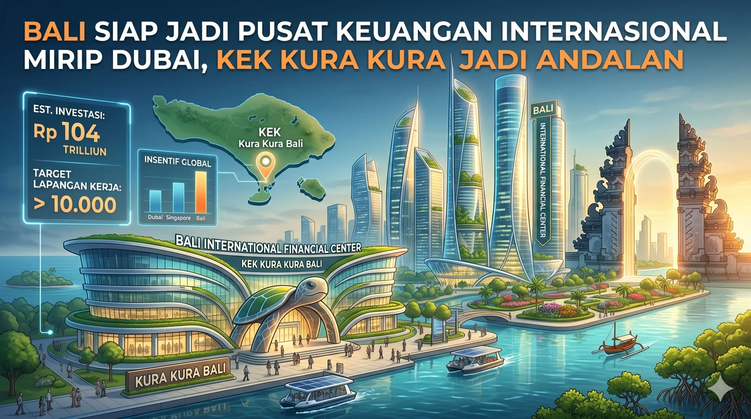 Jakarta dan Bali Dipersiapkan Jadi Pusat Finansial Internasional Indonesia