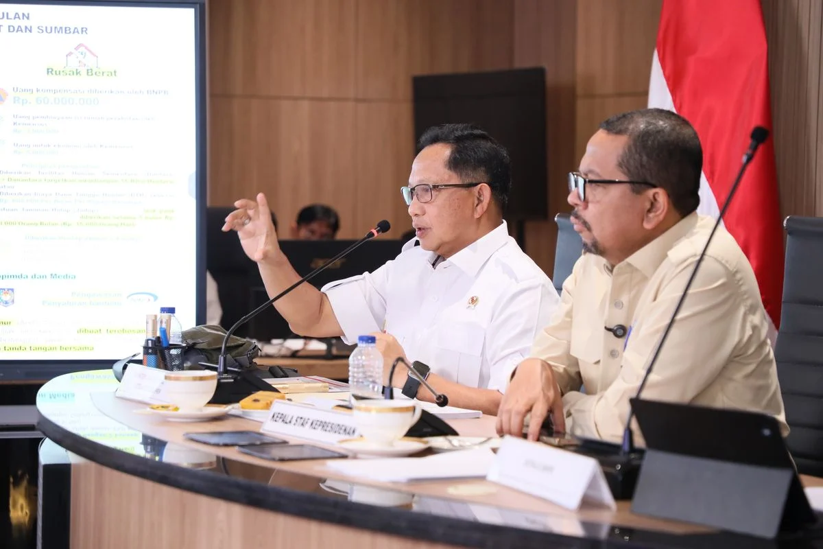 Kasatgas PRR Tito Dorong Percepatan Persetujuan Anggaran Rehab‑Rekon Pascabencana Sumatera