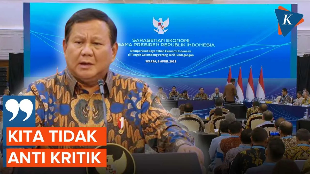 Kebijakannya Sering Dipertanyakan, Prabowo Sebut Pemerintah Tak Anti Kritik