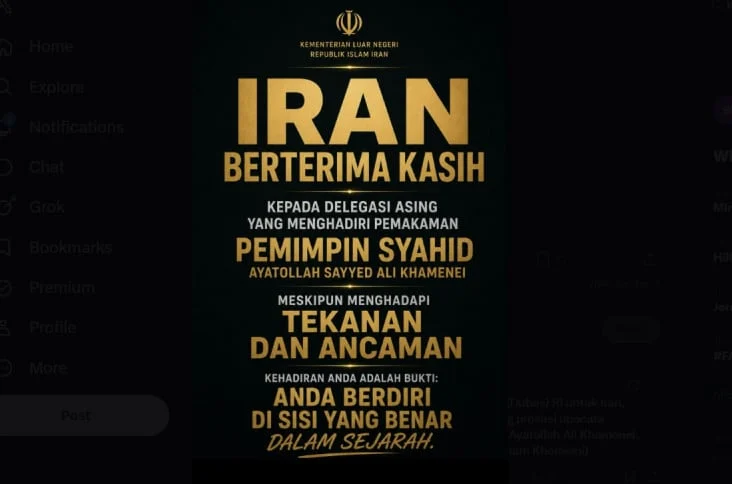 Kedubes Iran Ucapkan Terima Kasih pada Delegasi Asing yang Hadiri Pemakaman Khamenei Meski Dihadapkan pada Ancaman