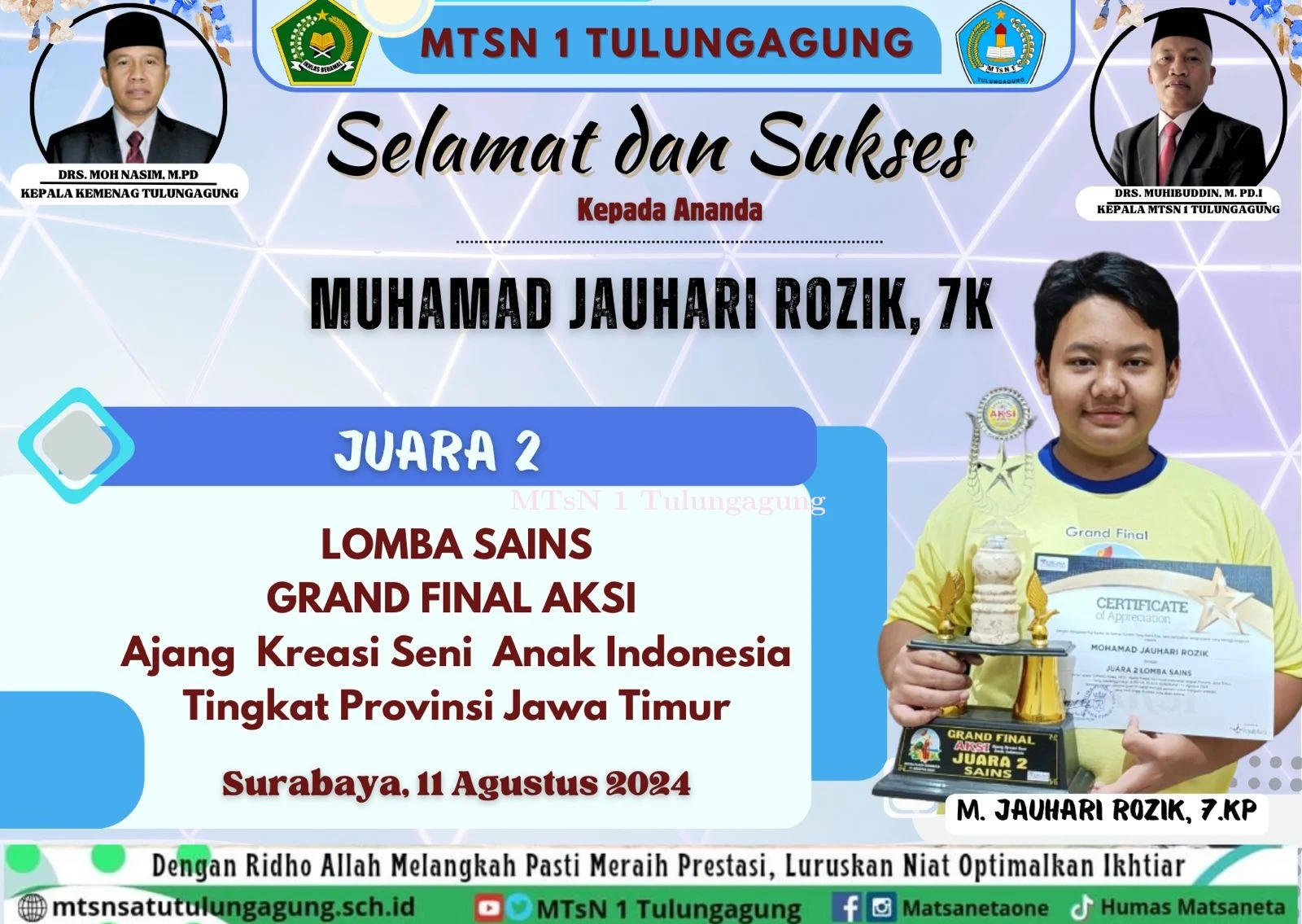 Kemendikdasmen Sebut Ajang Lomba Sains Tak Cuma Soal Juara, tapi Bisa Jadi Wadah Mengekspresikan Potensi