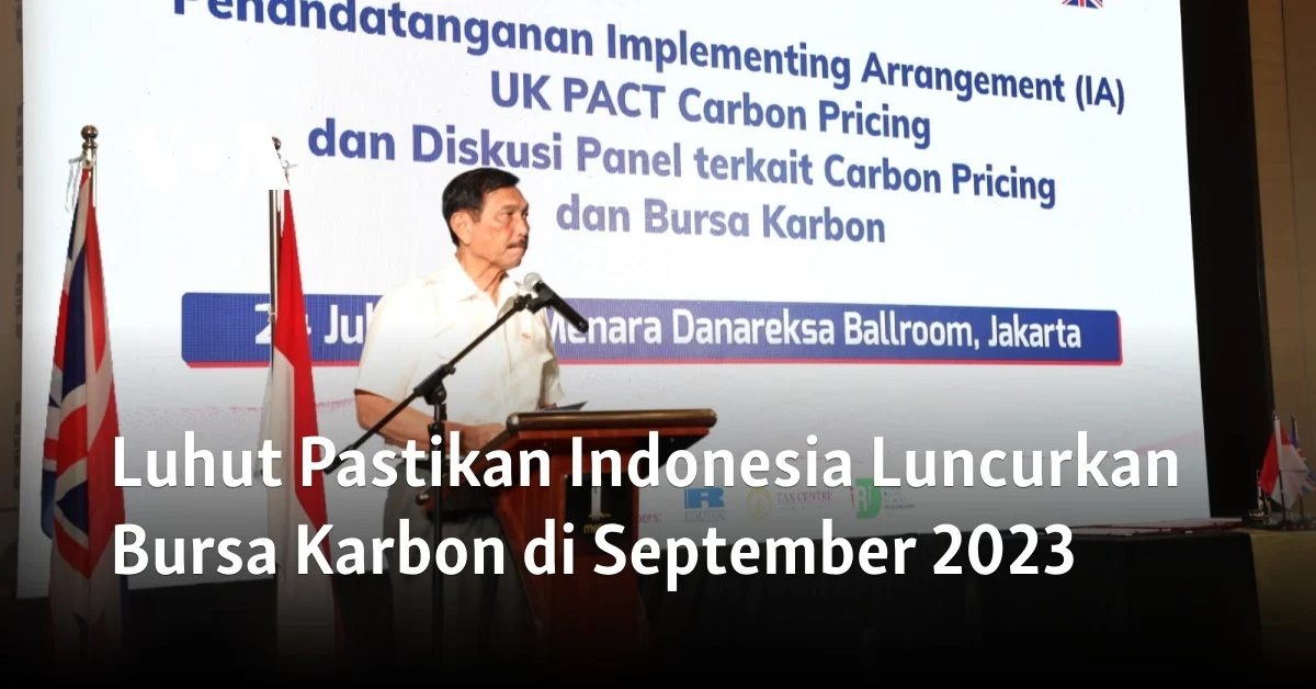 Kemenhut Luncurkan SRUK, Mempermudah Registrasi Karbon di Indonesia