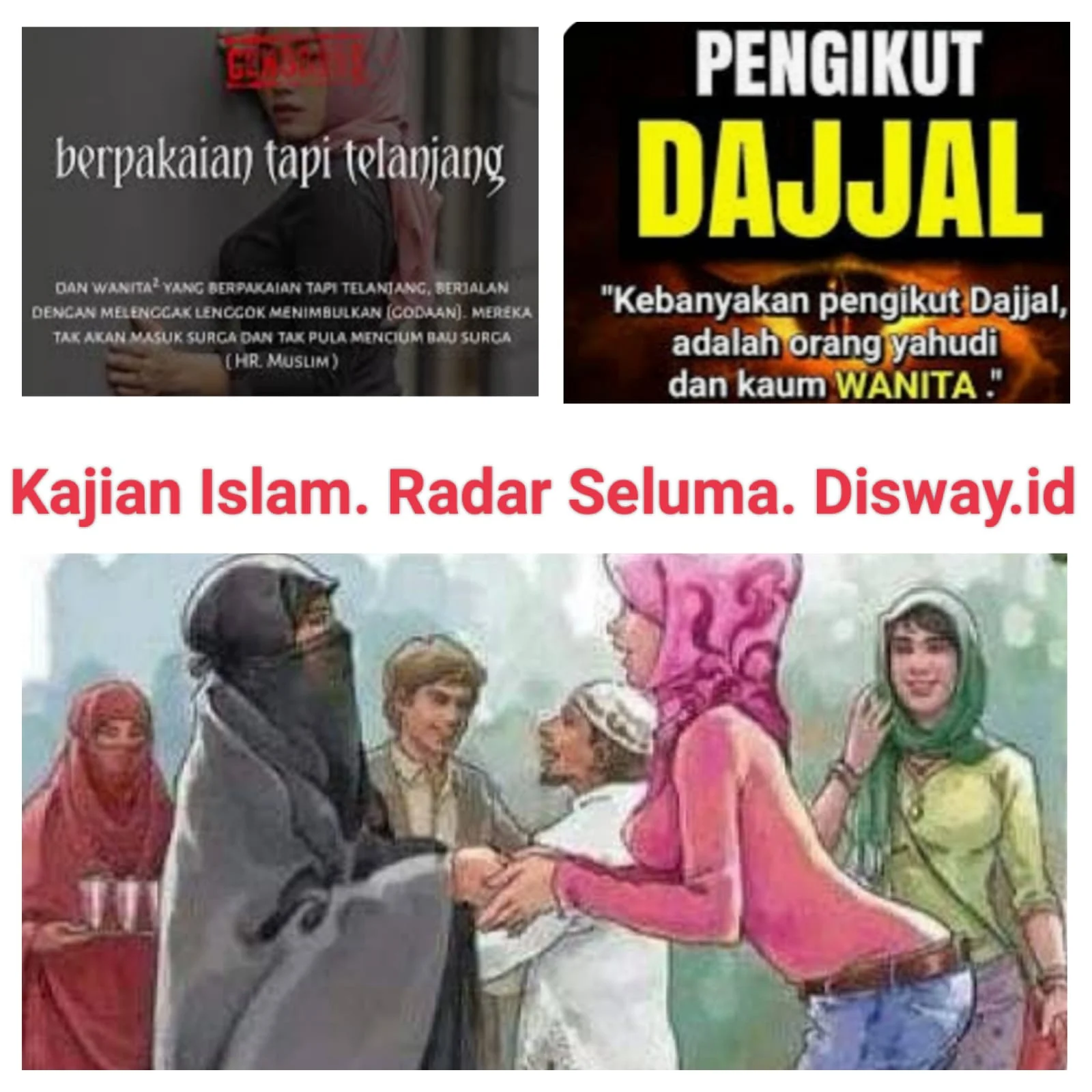 Kenali 7 Ciri Wanita yang Tertipu Fitnah Dajjal di Akhir Zaman