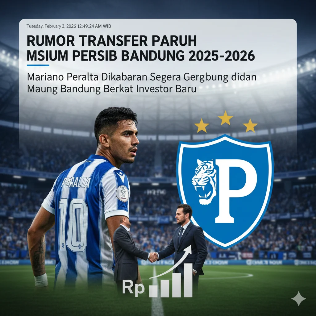 Mariano Peralta Resmi Bergabung dengan Persib Bandung Hingga 2028