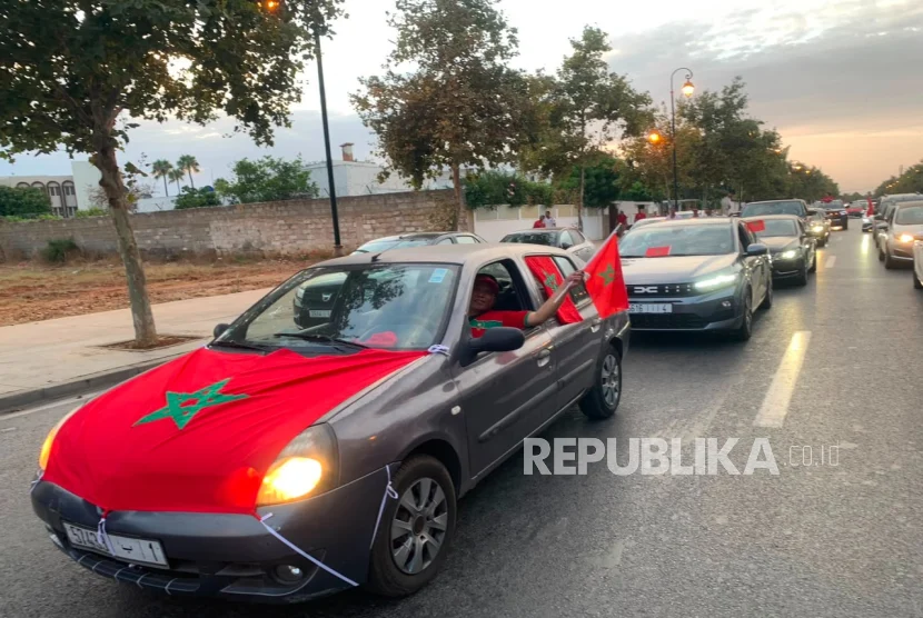 Maroko Berpesta, Kemenangan atas Kanada Disambut Euforia hingga Larut Malam