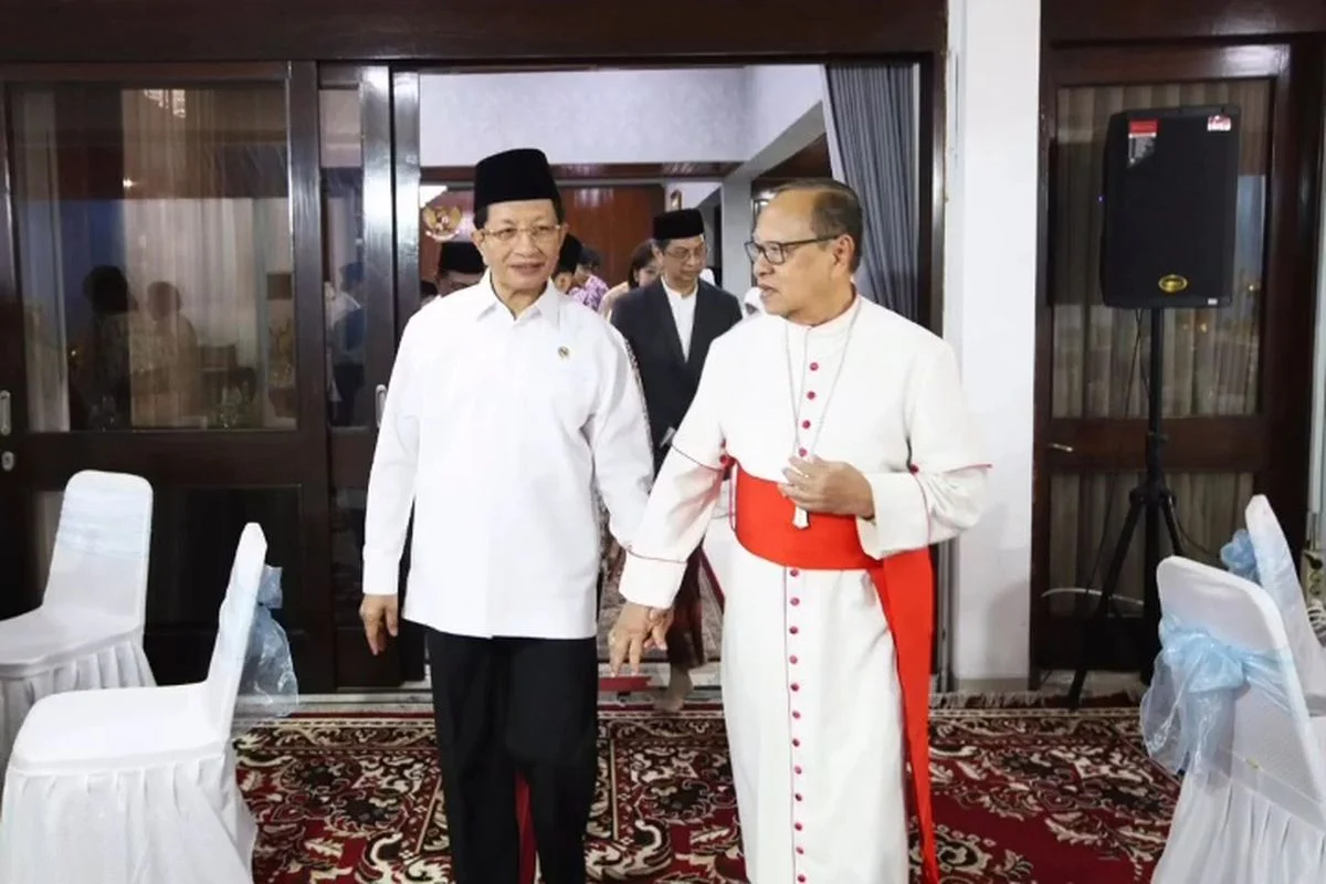 Menteri Agama Terima Kunjungan Uskup dan Kardinal Asia di Masjid Istiqlal