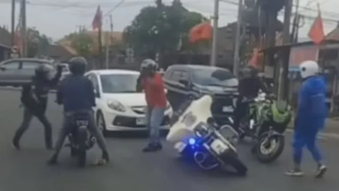 Pengendara Ninja yang Pukul Pemotor Lain di Jagakarsa Ditangkap, Begini Penampakannya
