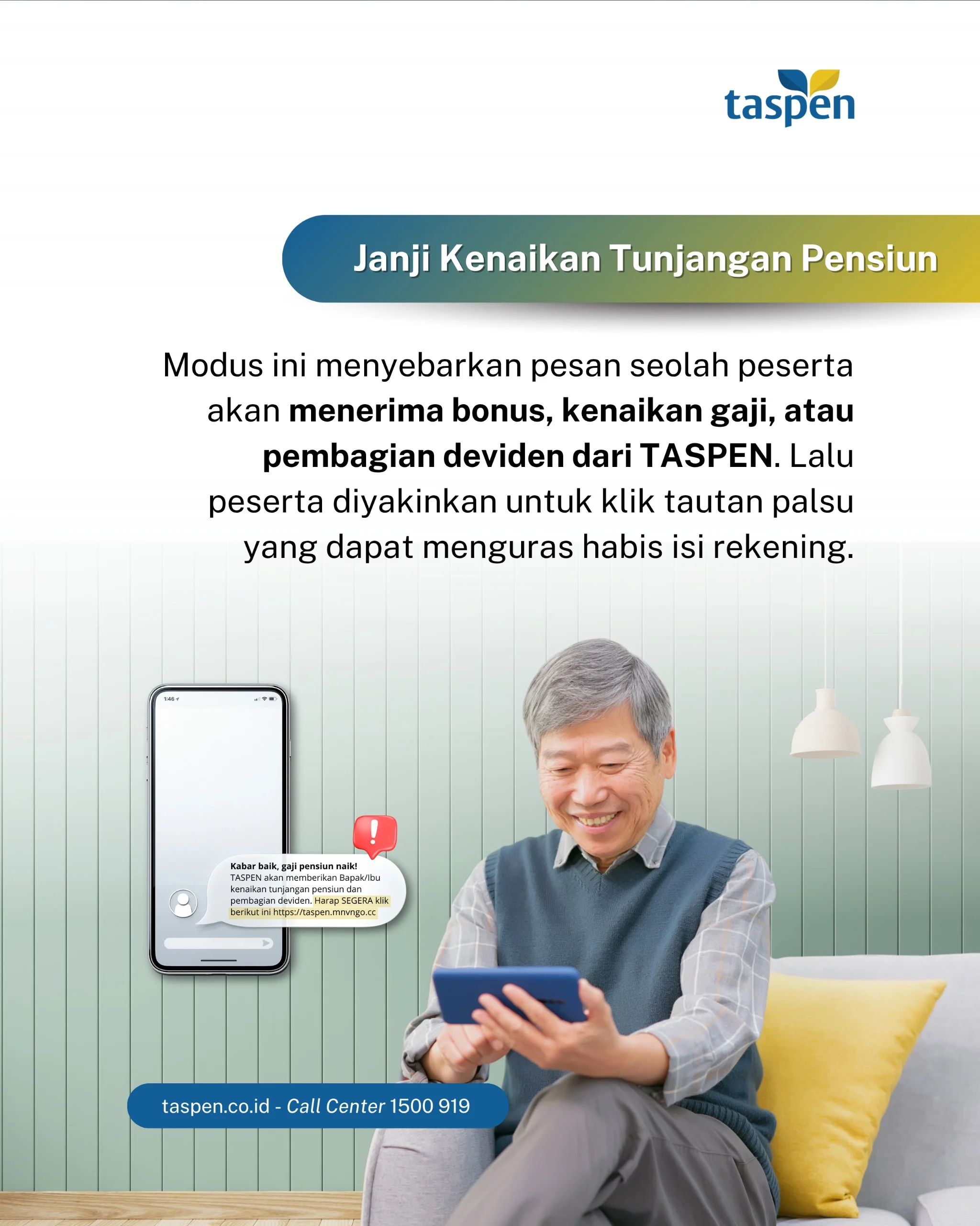 Pensiunan Jadi Kelompok Rentan Penipuan, TASPEN Beri Tips Tingkatkan Kewaspadaan