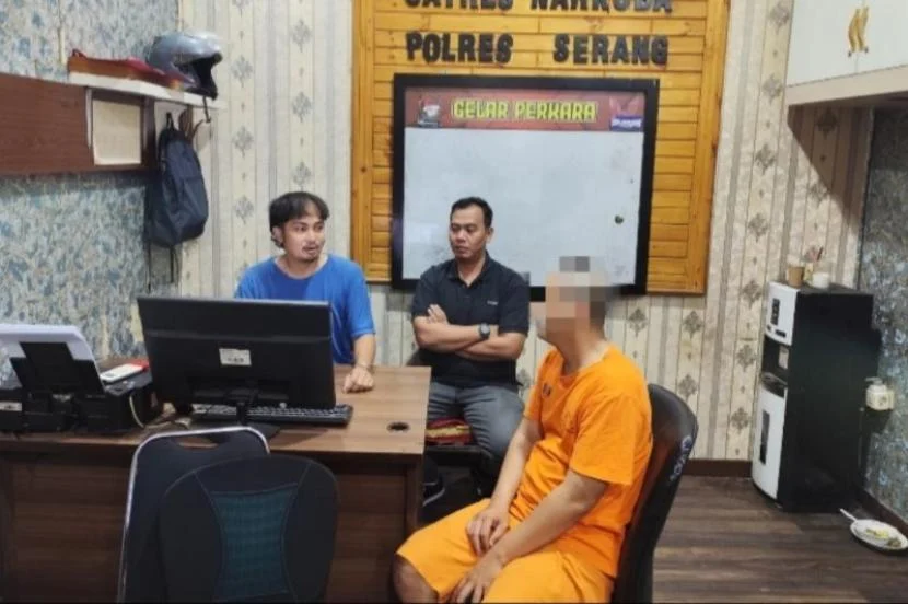 Polres Serang Sita Narkotika Sintetis Senilai Rp1 Miliar dari Pengedar di Bogor