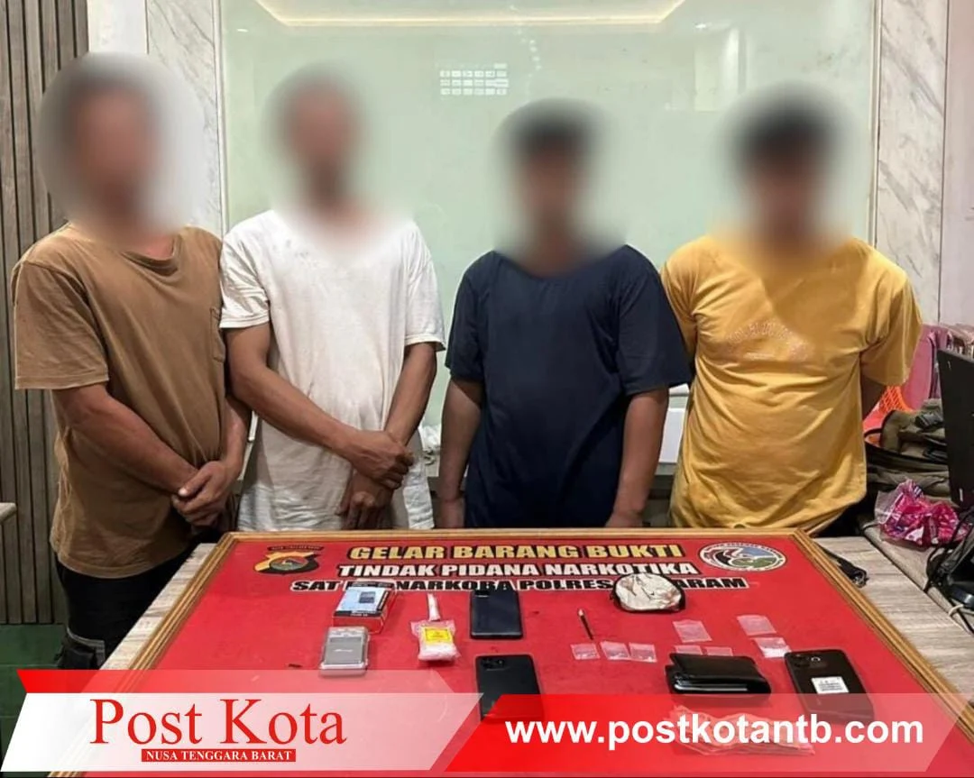 Polresta Mataram Sita 50,45 Gram Sabu, Tangkap Pasangan Terduga Pengedar