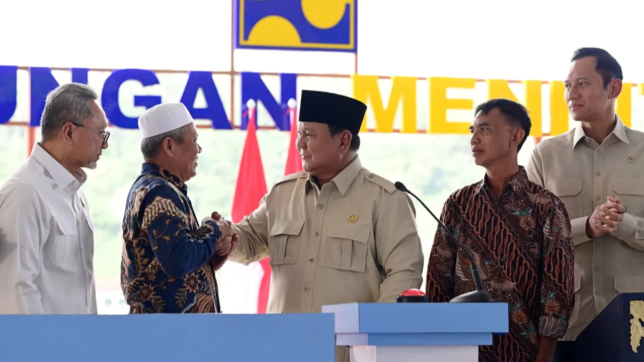 Prabowo: Bendungan dan B50 bukti kerja nyata menuju Indonesia makmur