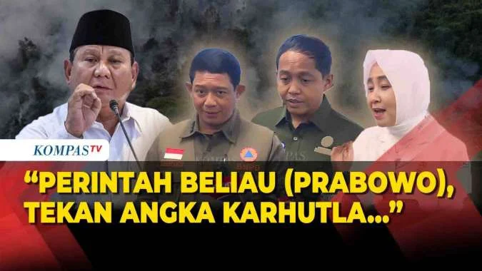 Prabowo Panggil Menhut hingga Kepala BMKG Bahas Karhutla Musim Kemarau