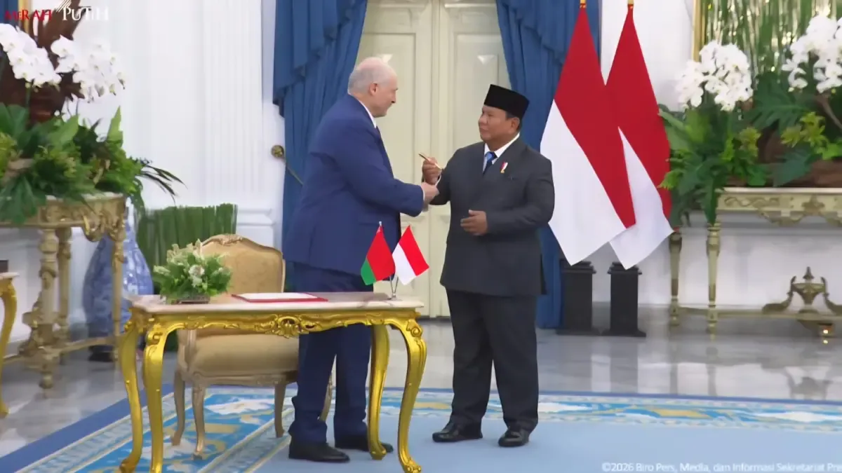 Prabowo Sambut Hangat Kunjungan Bilateral Presiden Lukashenko, Janji Balas Kunjungan ke Belarus