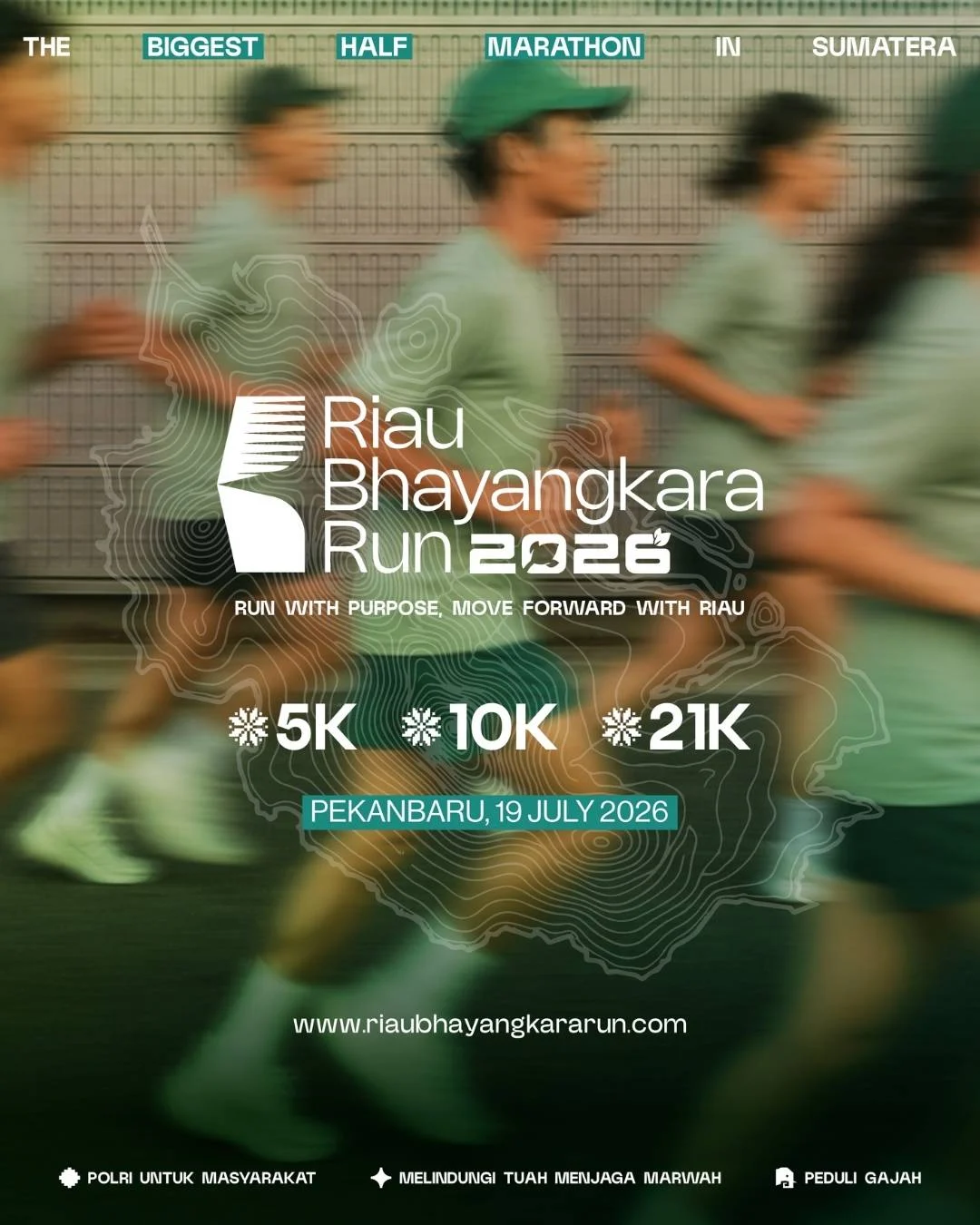 Riau Bhayangkara Run 2026 Angkat Gerakan Lawan Karhutla, 15.080 Pelari Bergabung