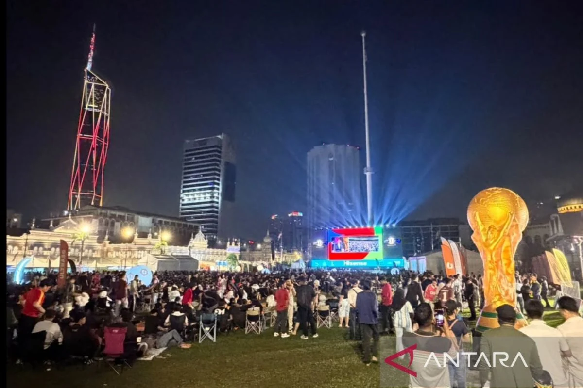 Ribuan Warga Malaysia Nobar Final Piala Dunia 2026 di Kuala Lumpur