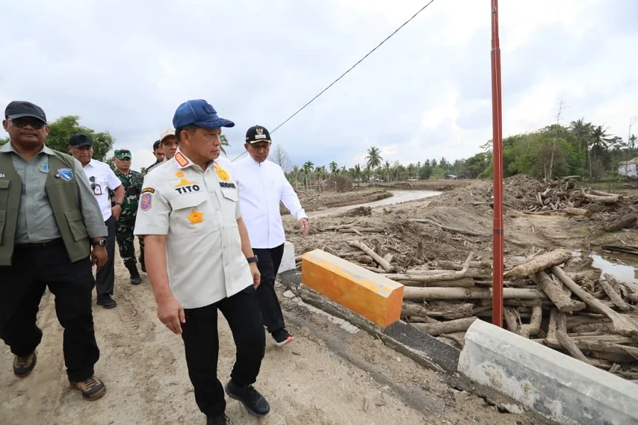 Satgas PRR Utamakan Keselamatan Warga di Kawasan Enang‑Enang Pasca Bencana