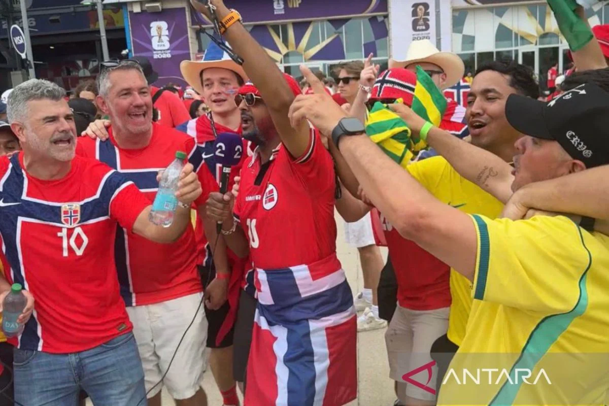 Suporter Meksiko dan Brasil di Miami Dukung Norwegia di Perempat Final Piala Dunia 2026