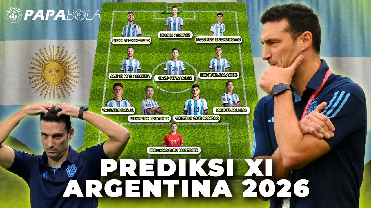 Susunan Pemain Final Piala Dunia 2026: Argentina Lakukan Tiga Pergantian, Spanyol Tetap Tanpa Perubahan