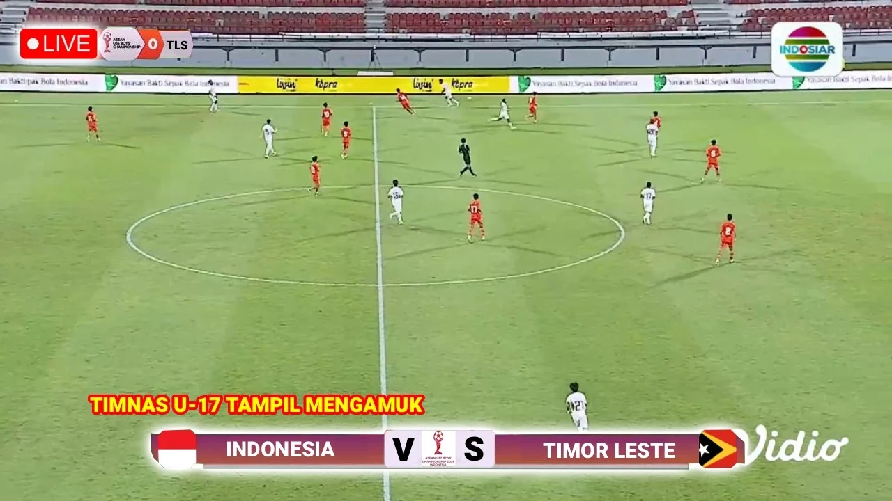 Timnas Indonesia vs Timor Leste di ASEAN Hyundai Cup 2026: Saksikan Live di VISION+