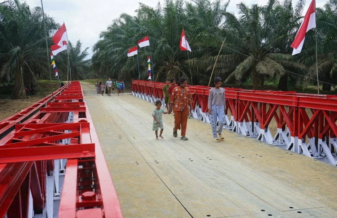 TNI Bangun Berbagai Jenis Jembatan di Gayo Lues, Aceh untuk Tingkatkan Aksesibilitas